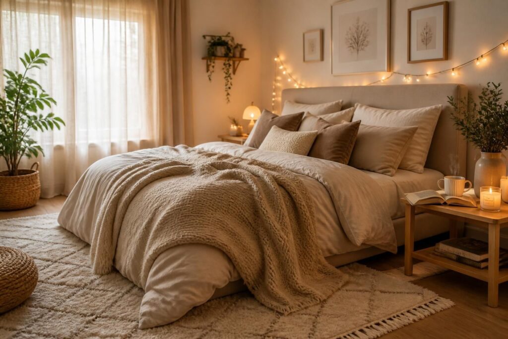 découvrez comment transformer votre chambre en un cocon de douceur et de bien-être grâce à des idées déco cocooning, pour un espace apaisant et réconfortant.