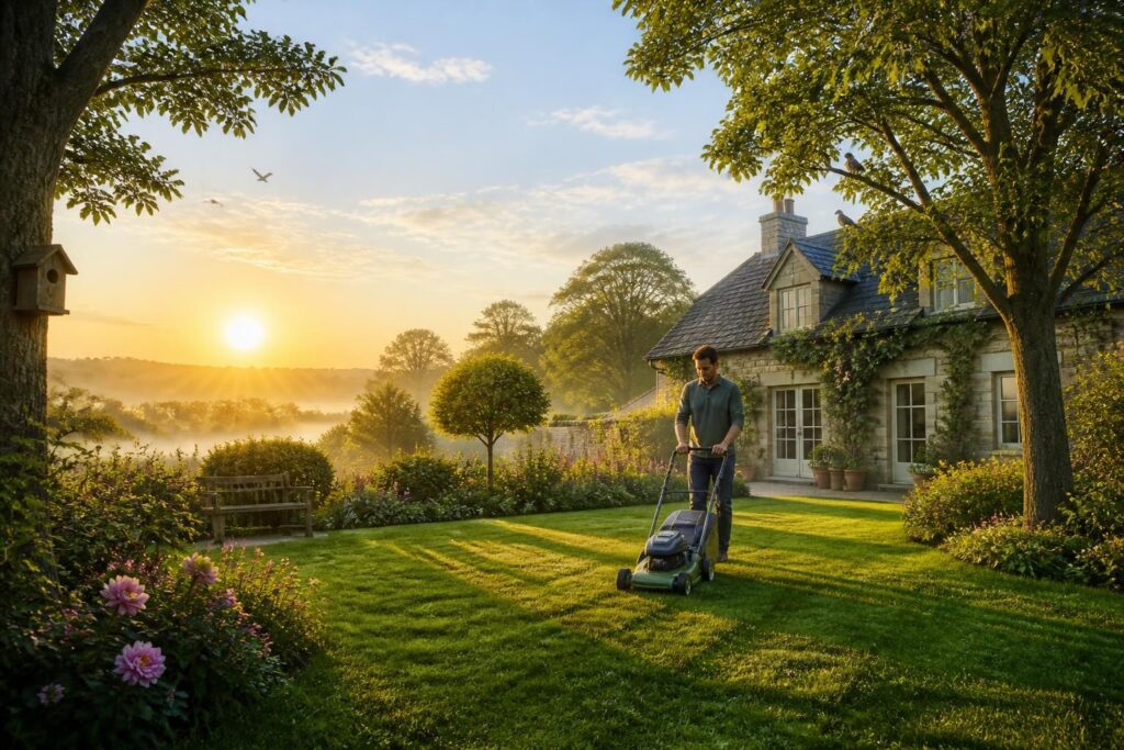 découvrez quelle est la meilleure heure pour tondre votre pelouse sans déranger vos voisins et profiter d'un jardin impeccable en toute tranquillité.