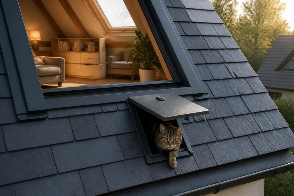 découvrez comment une chatière de toiture apporte un grand confort à votre grenier en facilitant la ventilation et en améliorant l'isolation de votre maison.