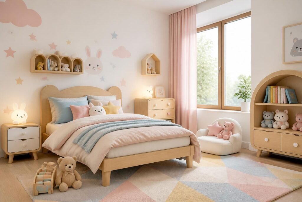 découvrez des idées de décoration pour chambre d'enfant alliant douceur et gaieté, pour créer un espace ludique et accueillant où votre enfant pourra s'épanouir.
