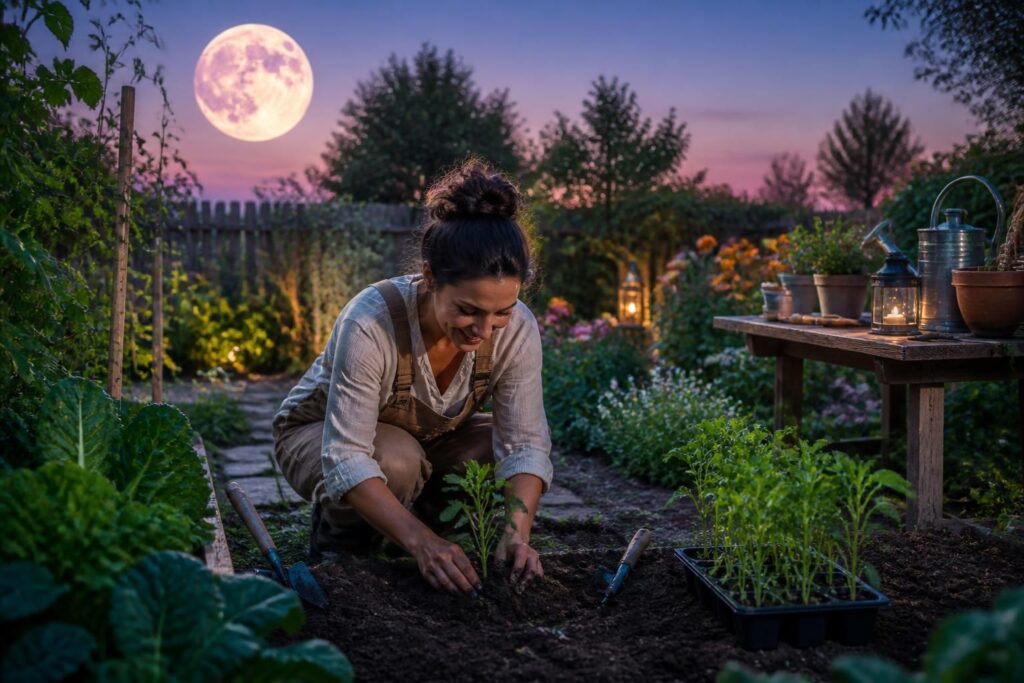 découvrez le meilleur moment pour jardiner en harmonie avec la lune montante et maximisez la croissance de vos plantes grâce aux conseils naturels.
