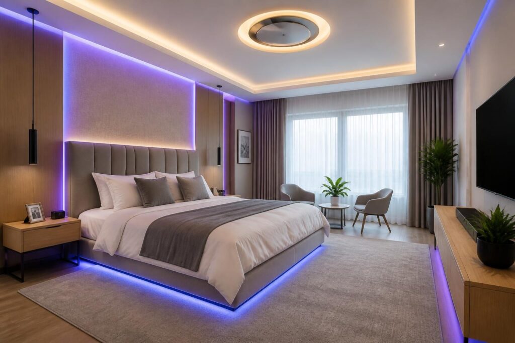 découvrez comment apporter une touche moderne à votre chambre grâce à une décoration avec éclairage led, alliant style et ambiance chaleureuse pour un intérieur contemporain.