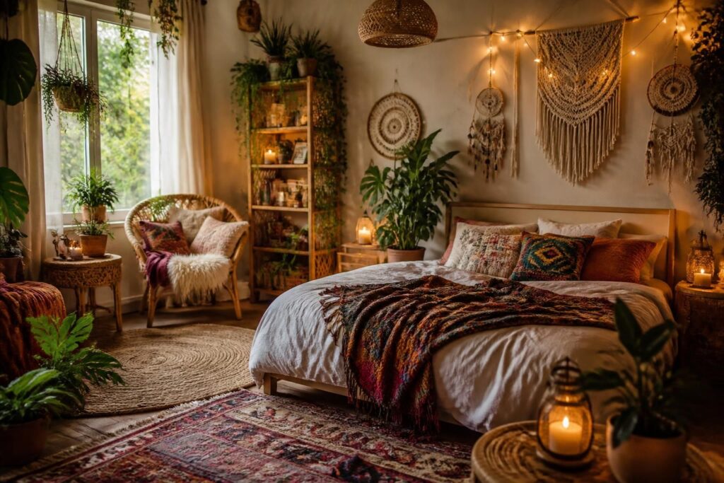 découvrez comment créer une déco chambre bohème pour instaurer une ambiance libre, chaleureuse et pleine de charme, idéale pour un espace authentique et accueillant.