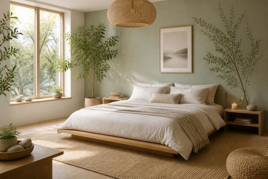 découvrez des idées déco pour une chambre zen nature, créant un havre de paix apaisant grâce à des éléments naturels et une ambiance relaxante.